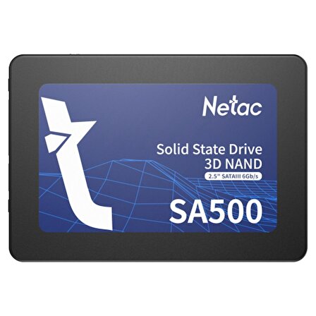  Netac SA500 NT01SA500-512-S3X 2.5" 512GB 520-450MB/s SATA3 SSD Sabit Disk