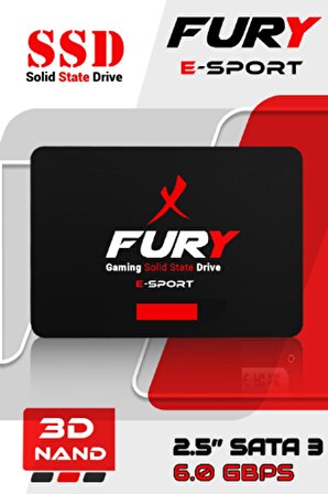 FURY E-SPORT 128 Gb 550mb-500mb/s Sata3 2,5 Gaming Ssd