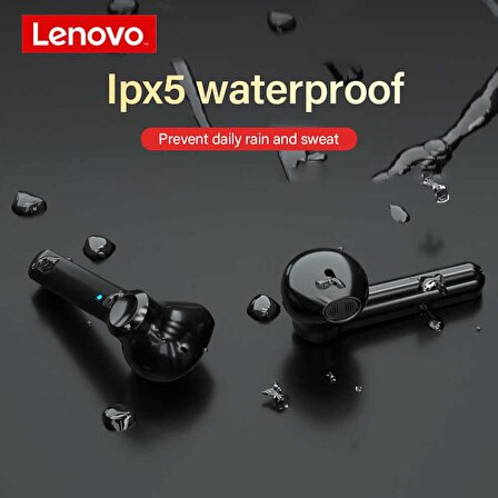Lenovo XT89 Kablosuz Bluetooth Kulakiçi Kulaklık - Siyah 