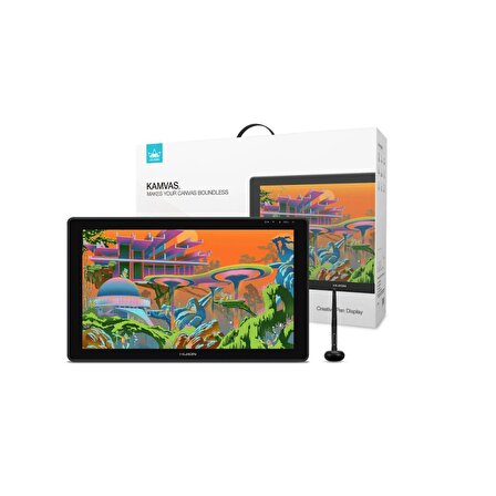 Huion Kamvas 21.5 IPS Panel Full HD LCD Grafik Tablet 8192 Kademe Basınç Hassasiyetli, 120% sRGB, 5080LPI Çözünürlük Grafik Tablet (HUGS2201)
