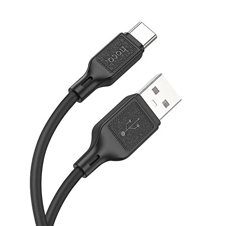 HOCO X90 USB to Type-C 3A Silikon Hızlı Şarj ve Data Kablosu