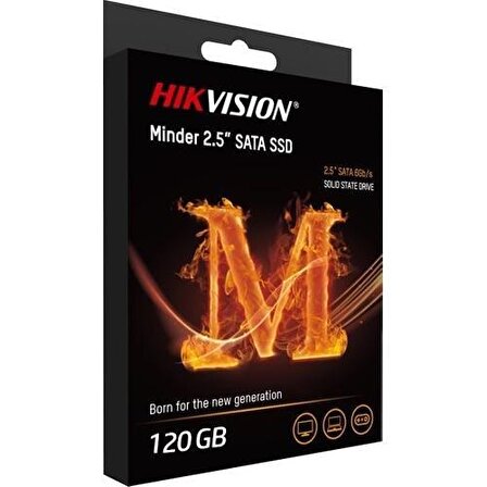 Hikvision HS-SSD-M(S) 2.5 İnç 120 GB Sata 3.0 360 MB/s 460 MB/s SSD 