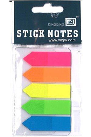Ayraç Bandı Stick Notes 5'li