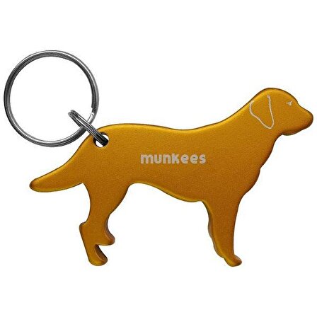Munkees Labrador Şişe Açacaklı Anahtarlık-3455ORJ
