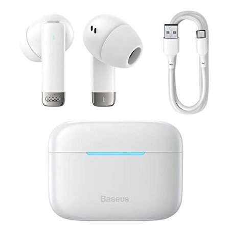 Baseus Bowie E9 ANC True Wireless Bluetooth Kulaklık Beyaz