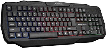 Xtrike Me Gaming Klavye Rainbow Usb Rgb Işıklı Q Klavye