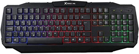 Xtrike Me Gaming Klavye Rainbow Usb Rgb Işıklı Q Klavye