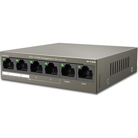 Ip-Com F1106P-4-63W 5-Port 10/100MBPS Unmanaged Poe Desktop Switch