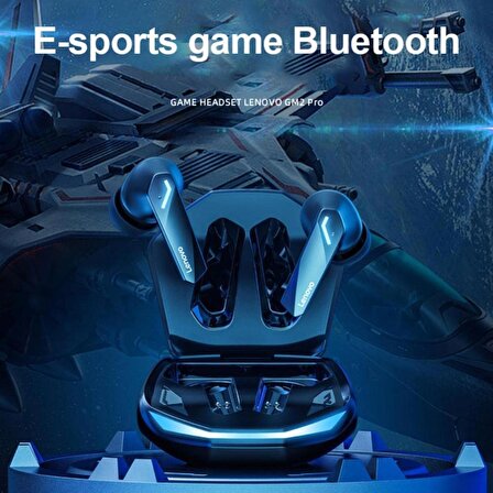 LENOVO GM2 Pro Bluetooth Kulaklık - Oyun Kulaklığı, Bluetooth 5.3, Su Geçirmez, Sport (Siyah)…