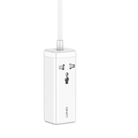 Ldnio SC1418 USB 65 Watt Hızlı Şarj Aleti Beyaz
