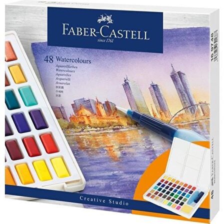 Faber-Castell Creative Studio Tablet Suluboya 48li