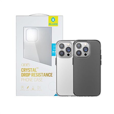 iPhone 13/14 Uyumlu Crystal Pro Drop Resistance 4 Tarafı Tam Koruma Telefon Kılıfı