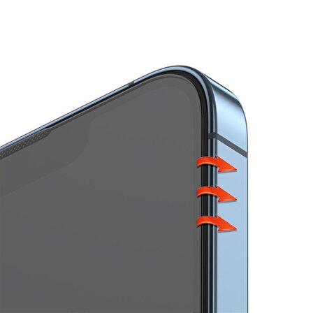 Iphone 14 Pro Max Uyumlu Anti-Reflective Yansıma Önleyici Temperli 360 Tam Koruma Cam Ekran Koruyucu
