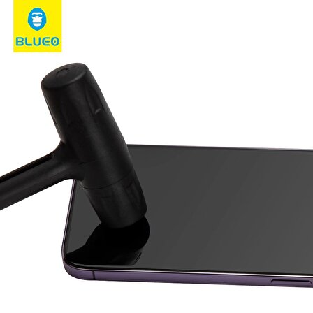 Iphone 15 Pro Max Uyumlu Uygulama Aparatlı Corning Gorilla Anti-static Cam Ekran Koruyucu Darbe Emic