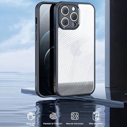 Dux Ducis iPhone 12 Pro Aimo Series Premium Buzlu Sert PC-TPU Kılıf