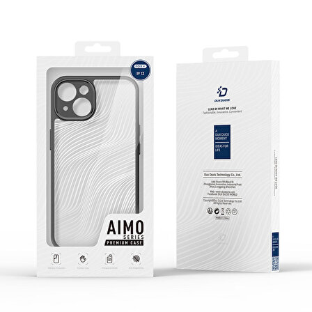 Dux Ducis iPhone 13 Aimo Series Premium Buzlu Sert PC-TPU Kılıf