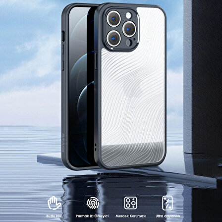 Dux Ducis iPhone 13 Pro Aimo Series Premium Buzlu Sert PC-TPU Kılıf