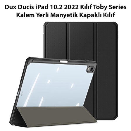 Dux Ducis iPad 10.2 2022 Kılıf Toby Series Manyetik Kapaklı Kılıf