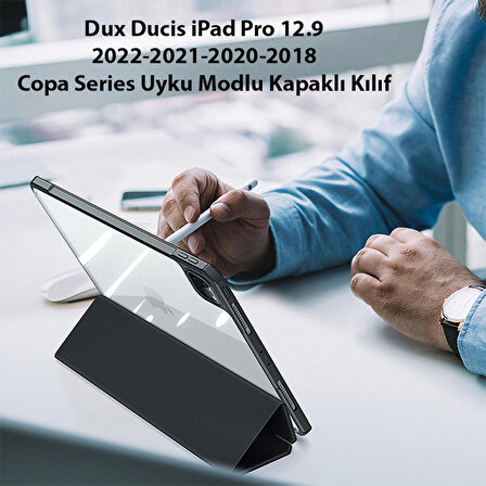 Dux Ducis iPad Pro 12.9 2022-2021-2020-2018 Copa Series Kapaklı Kılıf