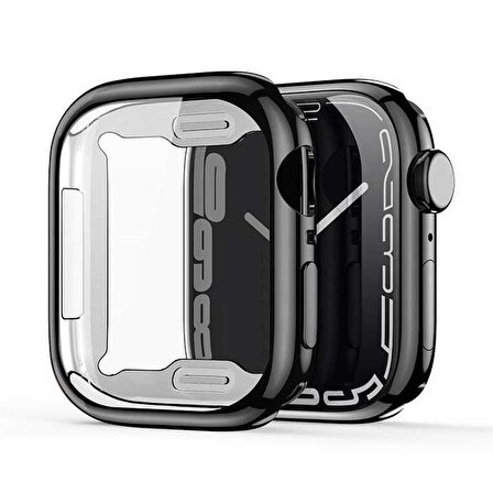 Dux Ducis Samo Series Apple Watch 45mm için Soft TPU Full Koruma Ultra İnce Silikon Kılıf
