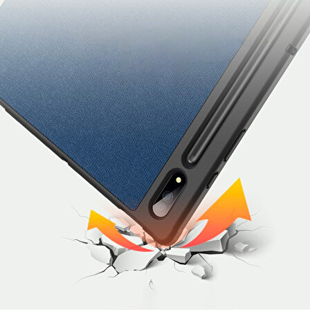 Dux Ducis Samsung Galaxy Tab A8 2021 10.5 (X200-X205) Kılıf Kalem Bölmeli Standlı Domo Series