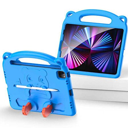 Dux Ducis Panda iPad Pro 11 (2018-2020-2021) iPad Air 4-5 Kılıf Çocuk Shockproof Standlı Taşınabilir