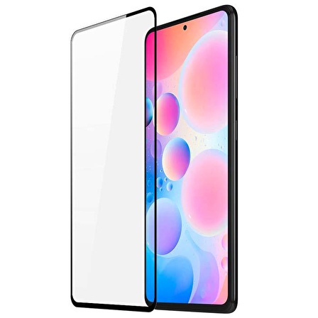 Dux Ducis Redmi Note 10 Pro -K40+Pro Tempered Cam Ekran Koruyucu 9D Full Kaplama