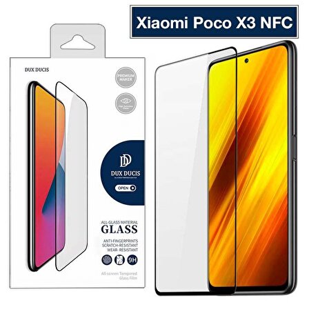 Dux Ducis Full Kaplama Xiaomi POCO X3 NFC Pro Cam Ekran Koruyucu