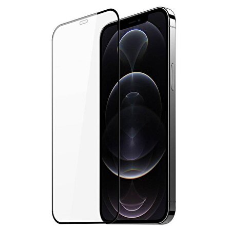 Dux Ducis iPhone 12 - 12 Pro 6.1inç Tempered Cam Ekran Koruyucu 10D Full Kaplama