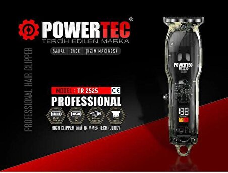 Powertec TR-2525 Kuru Çok Amaçlı Tıraş Makinesi