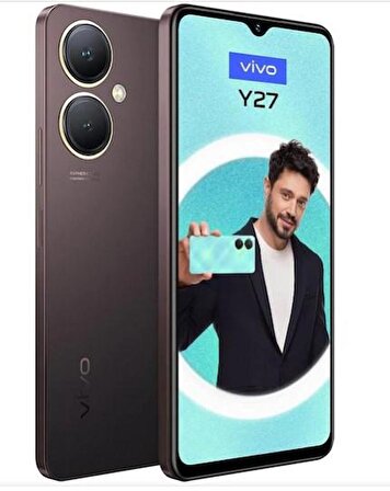 Vivo Y27 128GB / 6GB RAM - Bordo ( Vivo Türkiye Garantili )