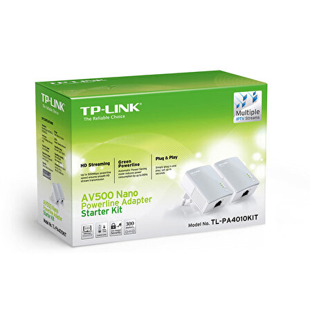 TP-LINK TL-PA4010KIT AV600 NANO POWERLINE ADAPTÖR