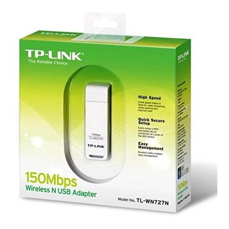 TP-Link TL-WN727N 150 Mbps KABLOSUZ USB ADAPTÖR