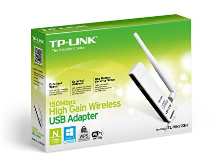 TP-Link TL-WN722N 150Mbps KABLOSUZ USB ADAPTÖR