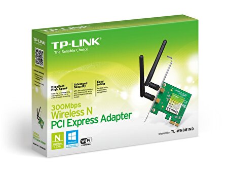 TP-LINK TL-WN881ND KABLOSUZ N PCI Ekspres AD.300Mb
