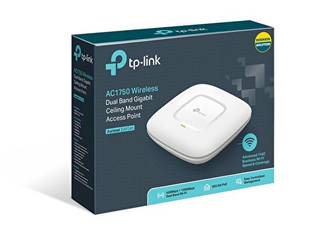 TP-LINK EAP245 AC1750 KABLOSUZ MU-MIMO GIGABİT TAVAN TİPİ ACCESS POİNT