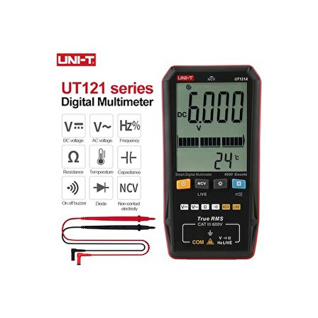 Unit UT121B Akıllı Dijital Multimetre Test Cihazı