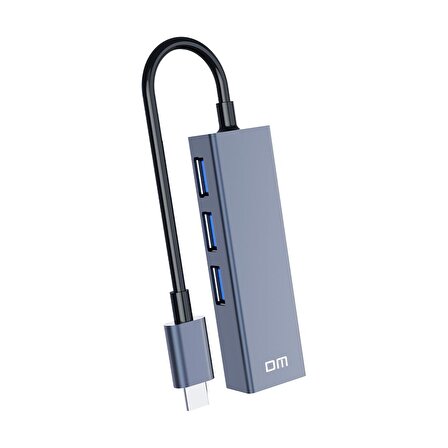DM CHB002 Type-C to RJ45 100Mbps Ethernet ve USB Çoklayıcı Dönüştürücü