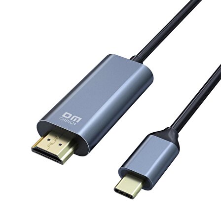 DM CHB024 Type-C to Erkek HDMI 4K 30Hz Dönüştürücü Kablo 1.8 Metre