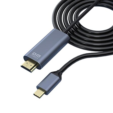 DM CHB024 Type-C to Erkek HDMI 4K 30Hz Dönüştürücü Kablo 1.8 Metre