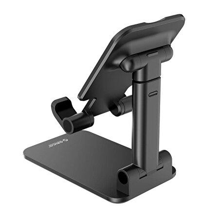 ORICO Yükseklik Ayarlı Geniş Açılı Silikonlu Masaüstü Telefon Tutucu Stand Siyah