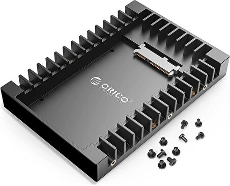 Orico Hot Swapping 2.5 inç to 3.5 inç Çevirici SATA I-II-III HDD SSD Adaptör Siyah