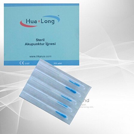Hua Long Steril Akupunktur İğnesi 0,25 x 13 mm 200'lü