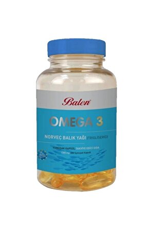 Balen Omega 3 Norveç Balık Yağı Trigliserid 200 Kapsül