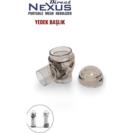 Direct Nexus Portable Mesh Nebulizatör Yedek Ilaç Haznesi Başlık