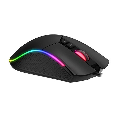 Havit Gamenote MS1001S RGB Gaming Makrolu Oyuncu Mouse Siyah