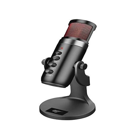 HavitGamenote GK59 RGB Gaming Profesyonel Oyuncu Yayıncı Condenser Mikrofon