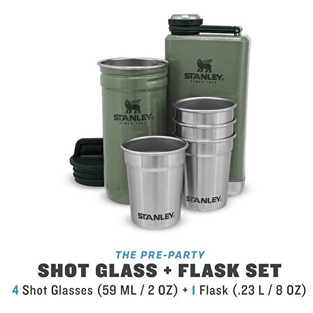 Stanley Stan Adv Gıft Box Shot Gl St Polar +Flask-Eu Matara