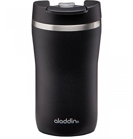 Aladdin Cafe Thermavac Leak-Lock Siyah 250 ml Paslanmaz Çelik Termos Mug
