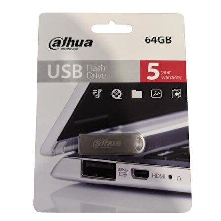 Dahua 64GB Metal USB Flash Bellek U106 USB 2.0